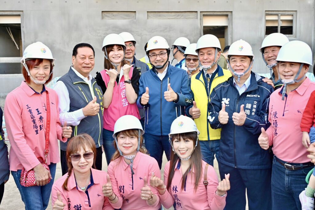 三重玫瑰立體停車場進度超前 侯友宜:力拚明年5月完工 三重玫瑰立體停車場進度超前 侯友宜:力拚明年5月完工