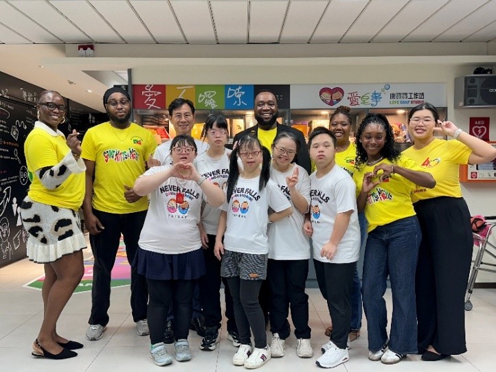 聖克里斯多福及尼維斯聯邦大使參訪唐氏症基金會 推動跨國交流