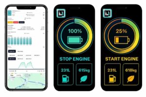 VxI Connect車隊管理應用程式介面示意。（圖片翻攝自The Edge Malaysia）