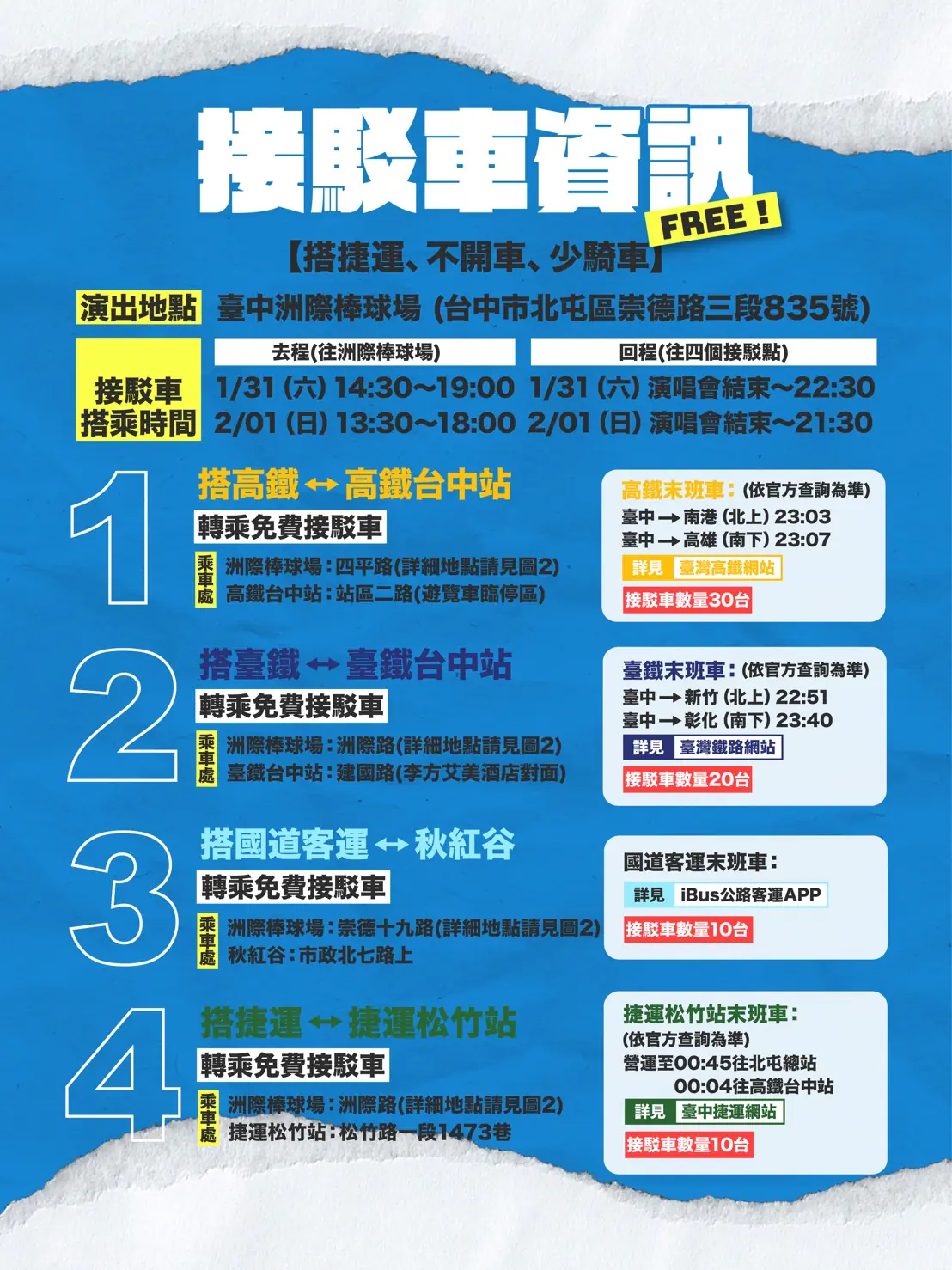 「頑童MJ116 OGS」洲際首唱逾3萬票秒殺!市府啟動演練與交通疏運 新聞局長邀樂迷安心追嘻哈 「頑童MJ116 OGS」洲際首唱逾3萬票秒殺!市府啟動演練與交通疏運 新聞局長邀樂迷安心追嘻哈