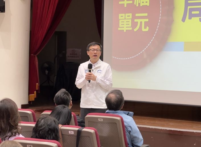 「AI× SEL」減量增能 新北幼兒園創新校園文化 18 《圖說》教育局長張明文勉勵「AI×SEL校園文化行動」核心在於讓行政回到「支持人」的本質,讓科技成為減量工具、讓SEL成為增能語言。〈教育局提供〉