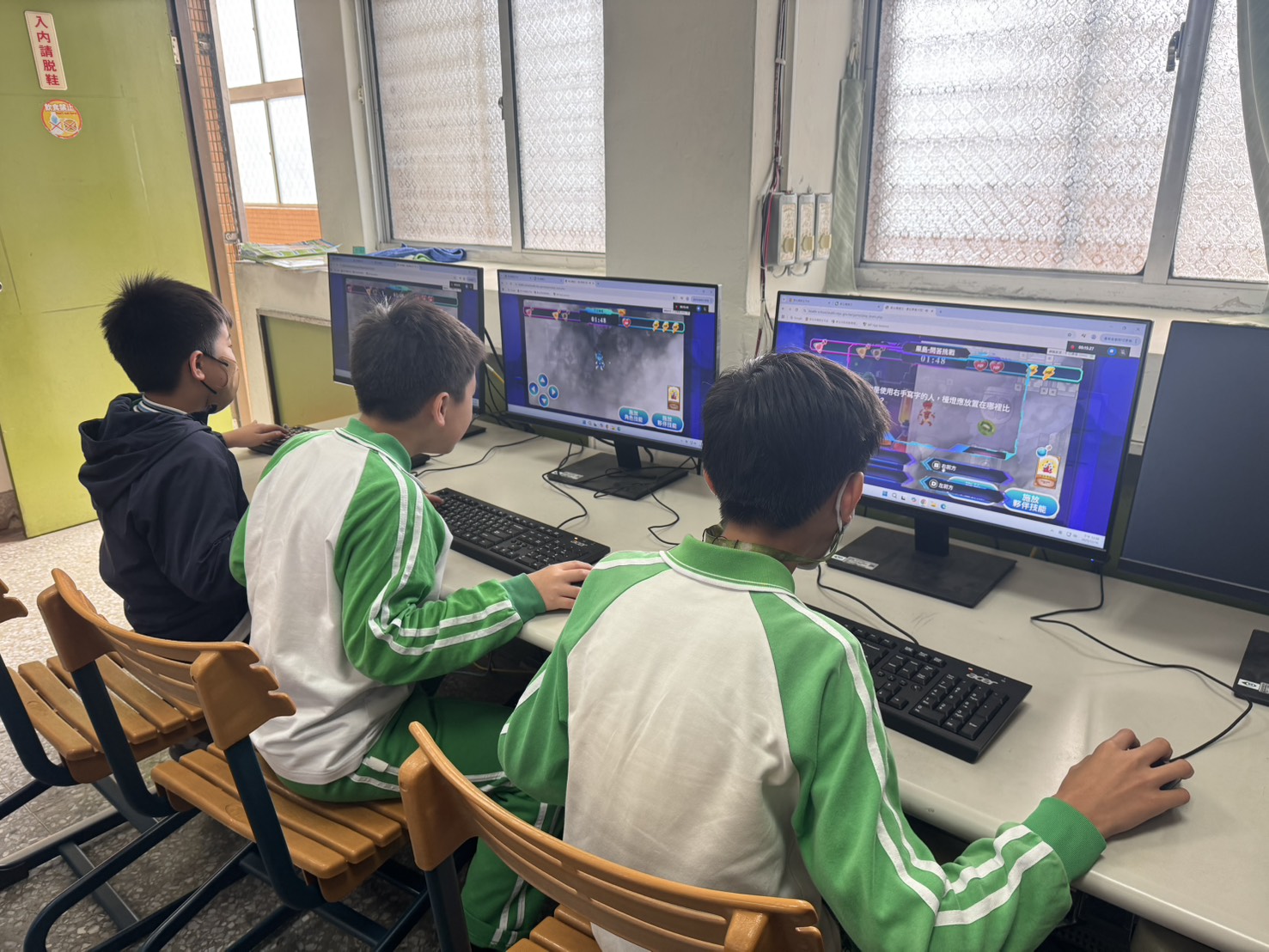 入關對抗成癮物質 新北電競王推沉浸式實驗室啟動 6 《圖說》學童遊戲畫面。〈衛生局提供〉