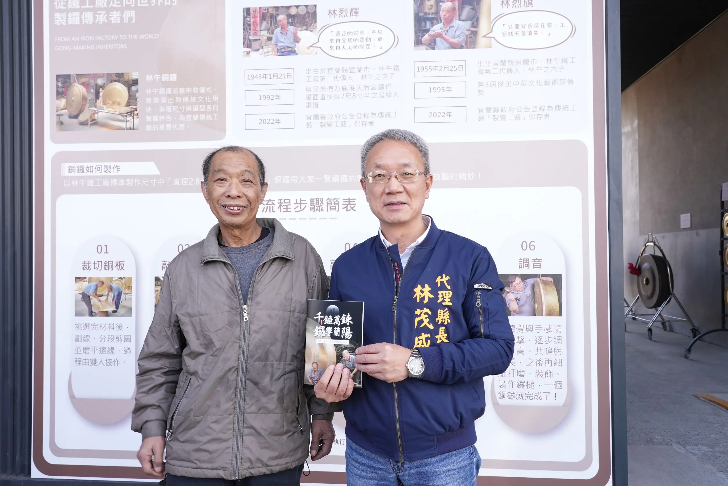 宜蘭縣文化局守護製鑼技術保存《千錘萬鍊 鑼響蘭陽》紀錄成果發表 宜蘭縣文化局守護製鑼技術保存《千錘萬鍊 鑼響蘭陽》紀錄成果發表