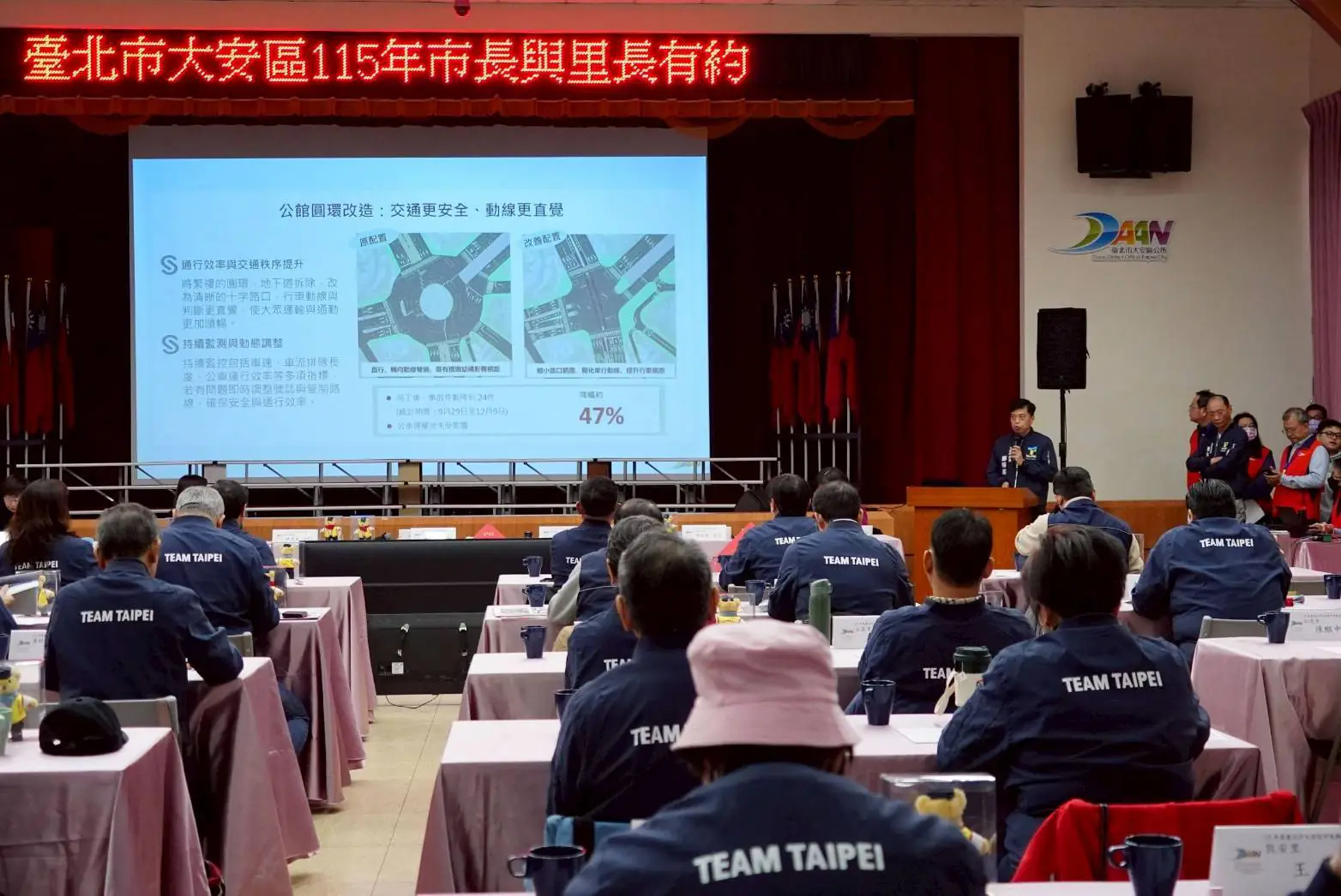 蔣萬安出席大安區里長有約座談　盼以人本交通打造安全城市