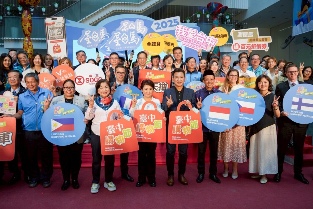 台中購物節化身「國際名片」！　多國駐台代表宣傳影片觀看數破百萬　助攻外籍參與人數成長逾5成