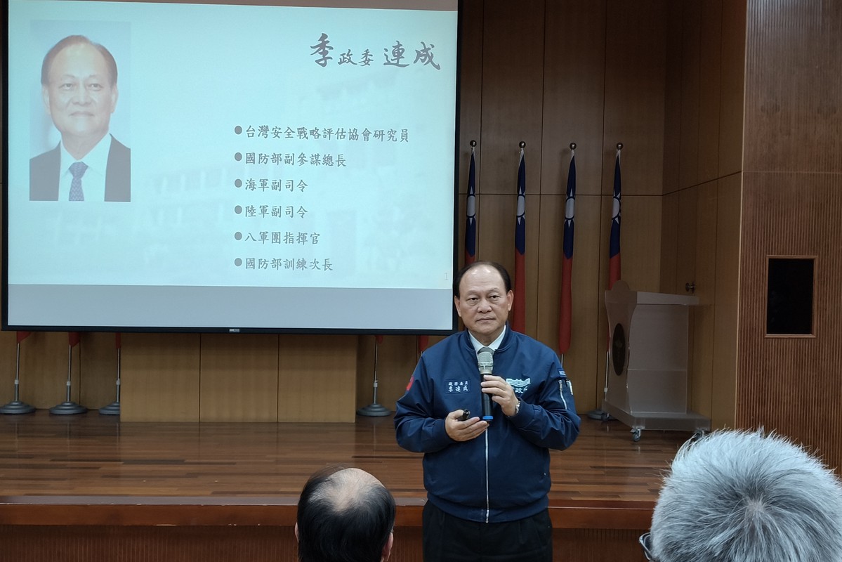 季連成赴國軍高雄總醫院開講 整合軍民醫療量能 季連成赴國軍高雄總醫院開講 整合軍民醫療量能