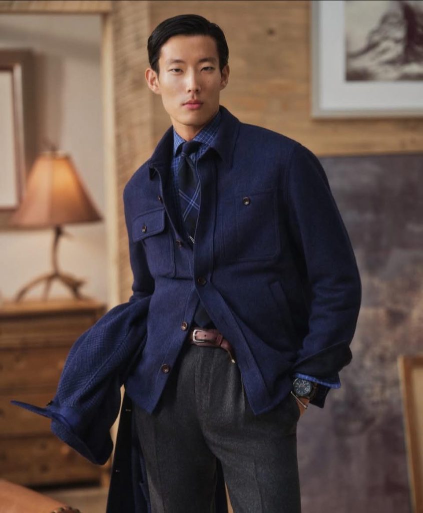 層疊之藍的成熟浪漫 Ralph Lauren 冬季美學的靜謐力量 層疊之藍的成熟浪漫 Ralph Lauren 冬季美學的靜謐力量