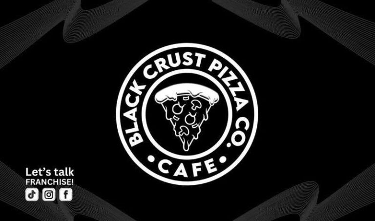 菲律賓餐飲加盟品牌 BlackCrust 對外宣傳視覺。該公司表示將擴大加盟網絡，以強化在地餐飲市場布局。（圖片翻攝自 Arab Franchise Magazine）