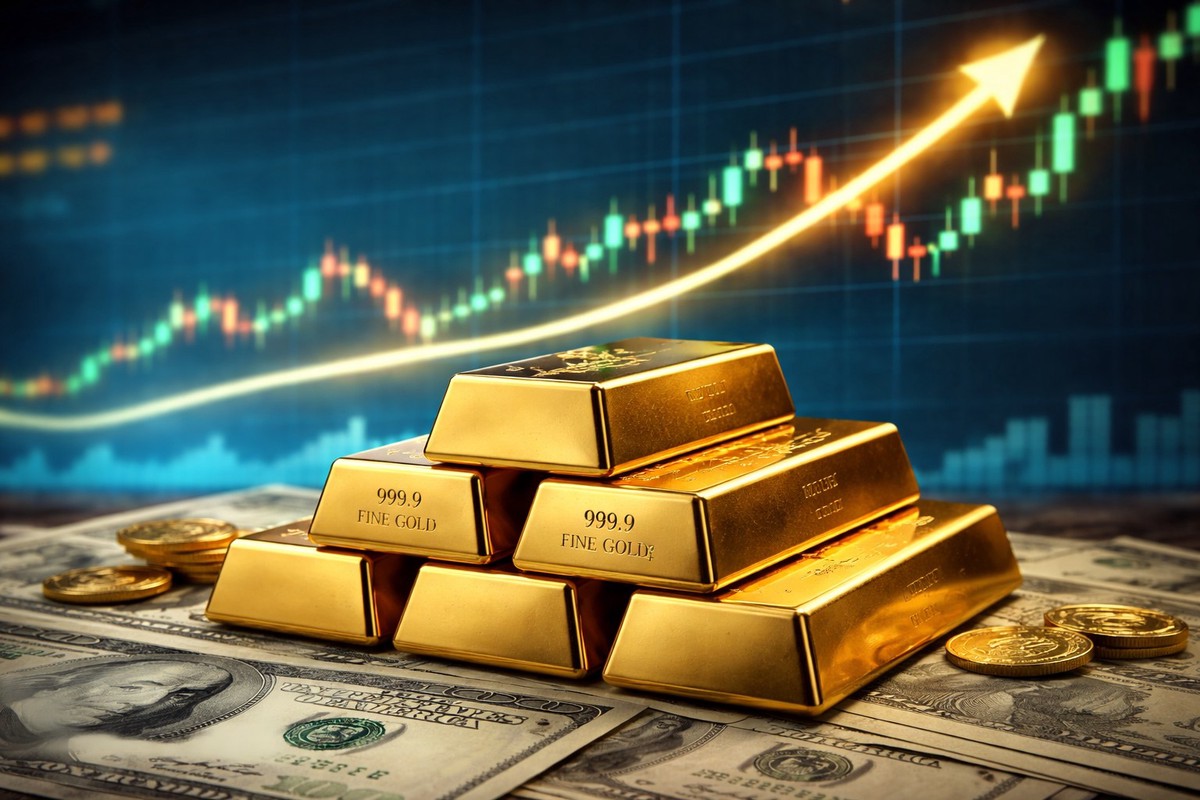 金價飆破每盎司5,000美元創新高!全球避險情緒引爆淘金熱 金價飆破每盎司5,000美元創新高!全球避險情緒引爆淘金熱