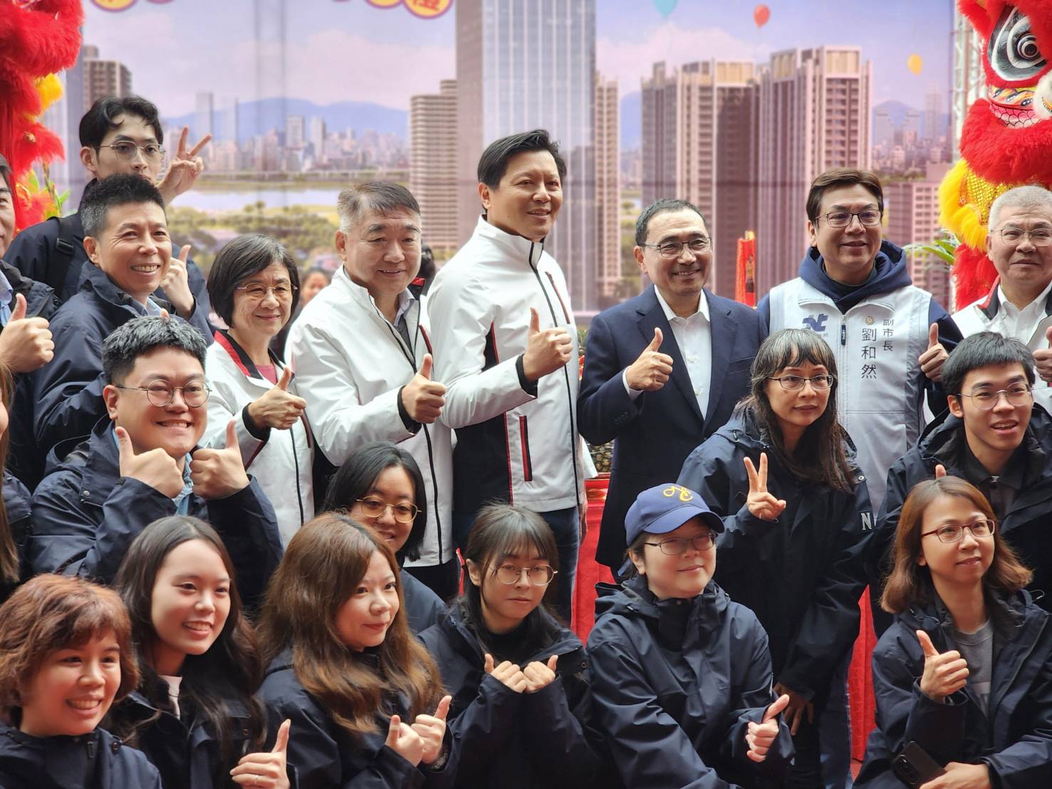 新北第二行政中心今上梁典禮 侯友宜:建構新北三大軸心帶動城市發展 新北第二行政中心今上梁典禮 侯友宜:建構新北三大軸心帶動城市發展