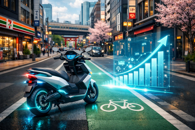 電動化與城市交通改革加速 日本機車市場2035上看15億美元