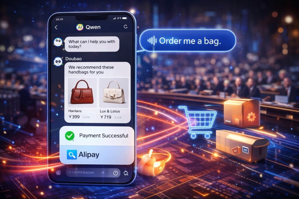 中國AI進入「代理商務」戰場!阿里、字節跳動全面串聯支付 中國AI進入「代理商務」戰場!阿里、字節跳動全面串聯支付