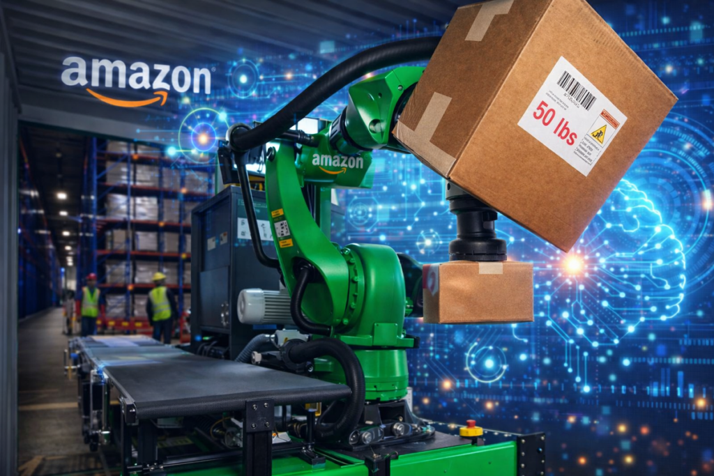 亞馬遜併購美國物流新創Lightbot!力拼掌握「不規則卸貨」核心技術 亞馬遜併購美國物流新創Lightbot!力拼掌握「不規則卸貨」核心技術