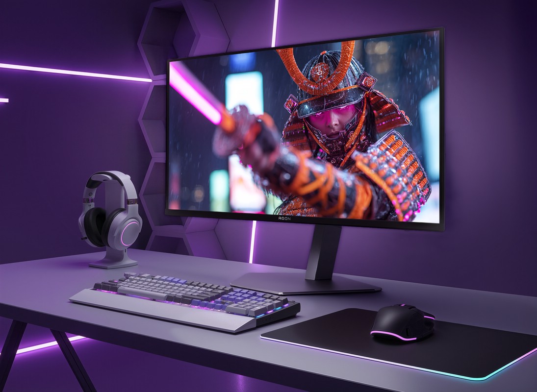 AGON by AOC首款32吋4K QD-OLED專業電競顯示器AG326UZD全新上市！240 Hz、0.03ms打造零殘影戰場