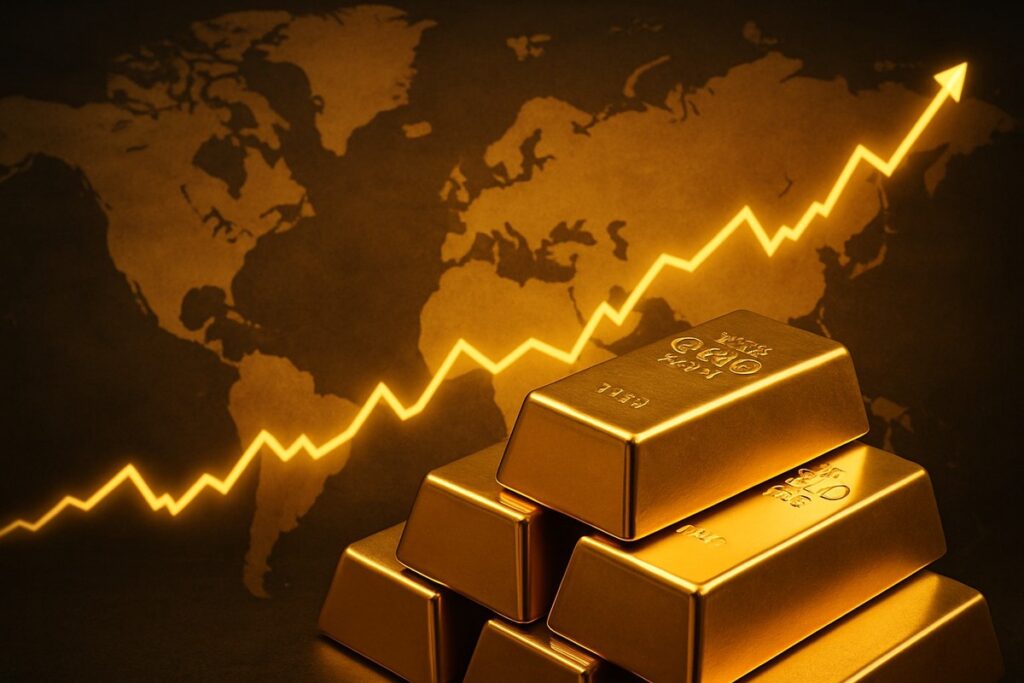 黃金價格飆史上新高!多重避險需求推動金價突破4,800美元 黃金價格飆史上新高!多重避險需求推動金價突破4,800美元