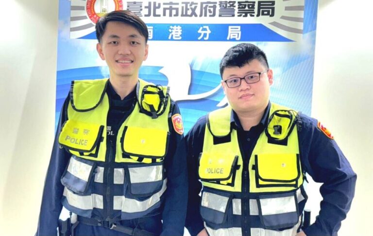 老翁妻心跳險驟停　幸有「南港警」急送就醫保命！