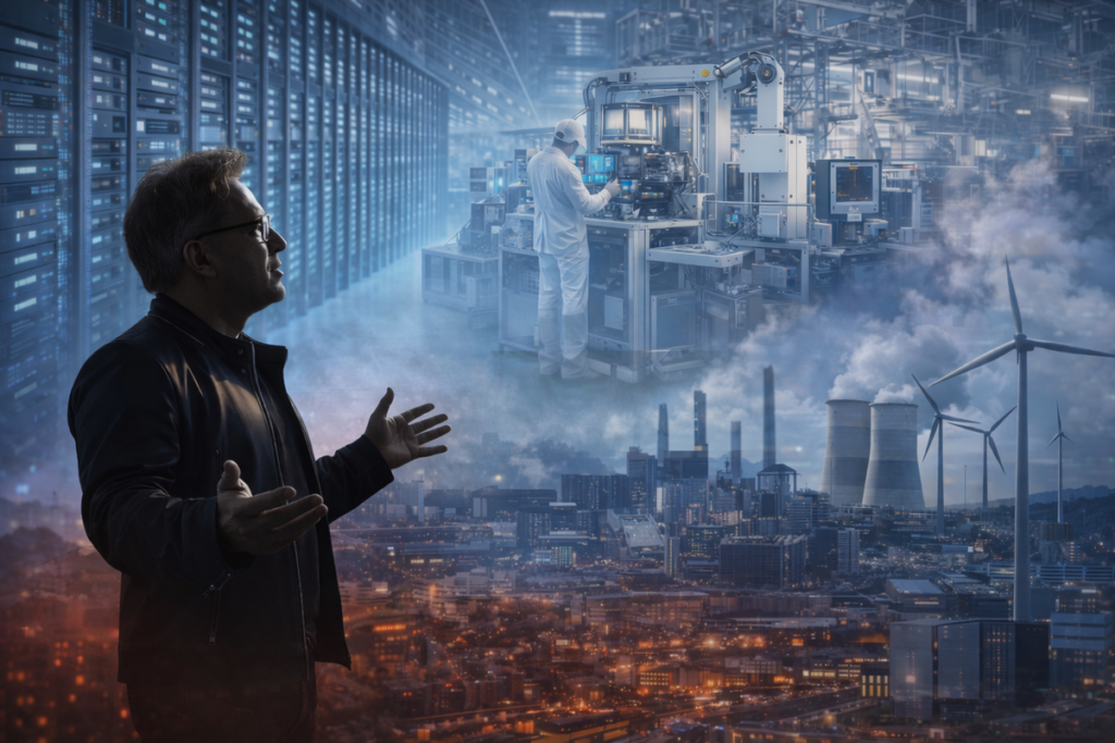 黃仁勳：AI引領百年未見基建革命 全球8.5兆美元投資正起步