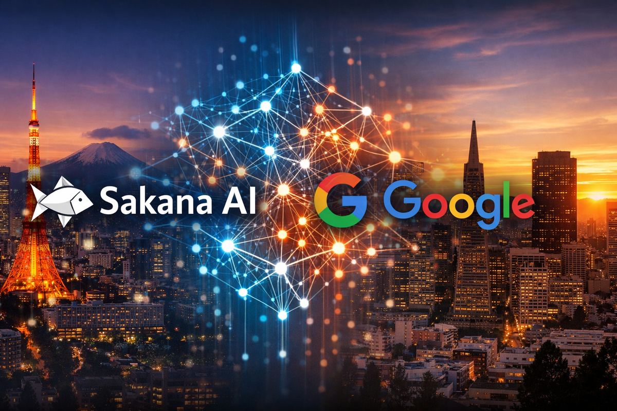 日本AI新星Sakana AI與Google結盟 搶攻關鍵產業市佔 日本AI新星Sakana AI與Google結盟 搶攻關鍵產業市佔