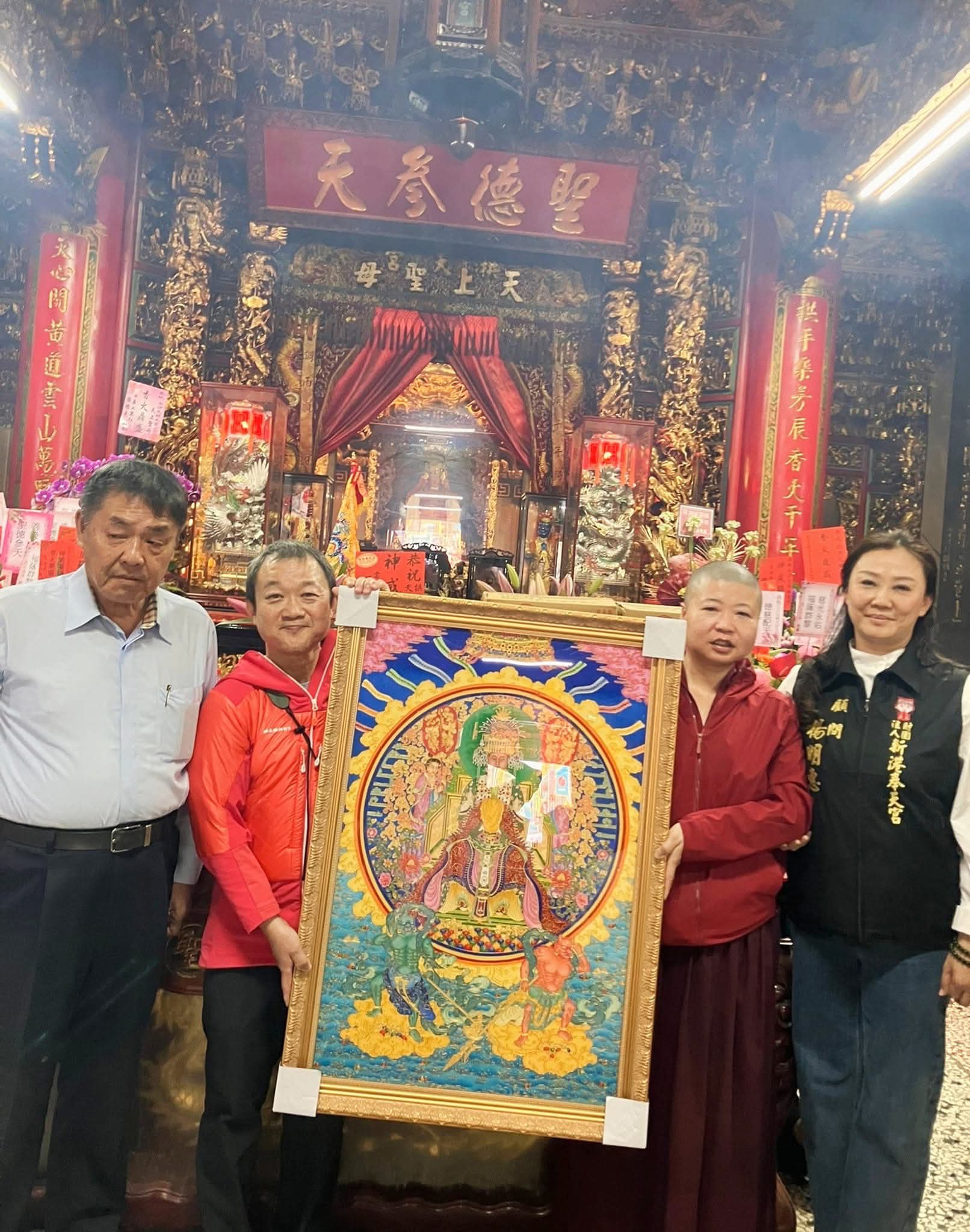 掐絲唐卡賞析(下) 海上女神媽祖唐卡:當民間信仰遇見唐卡語法,慈悲無分別、藝術無國界 掐絲唐卡賞析(下) 海上女神媽祖唐卡:當民間信仰遇見唐卡語法,慈悲無分別、藝術無國界