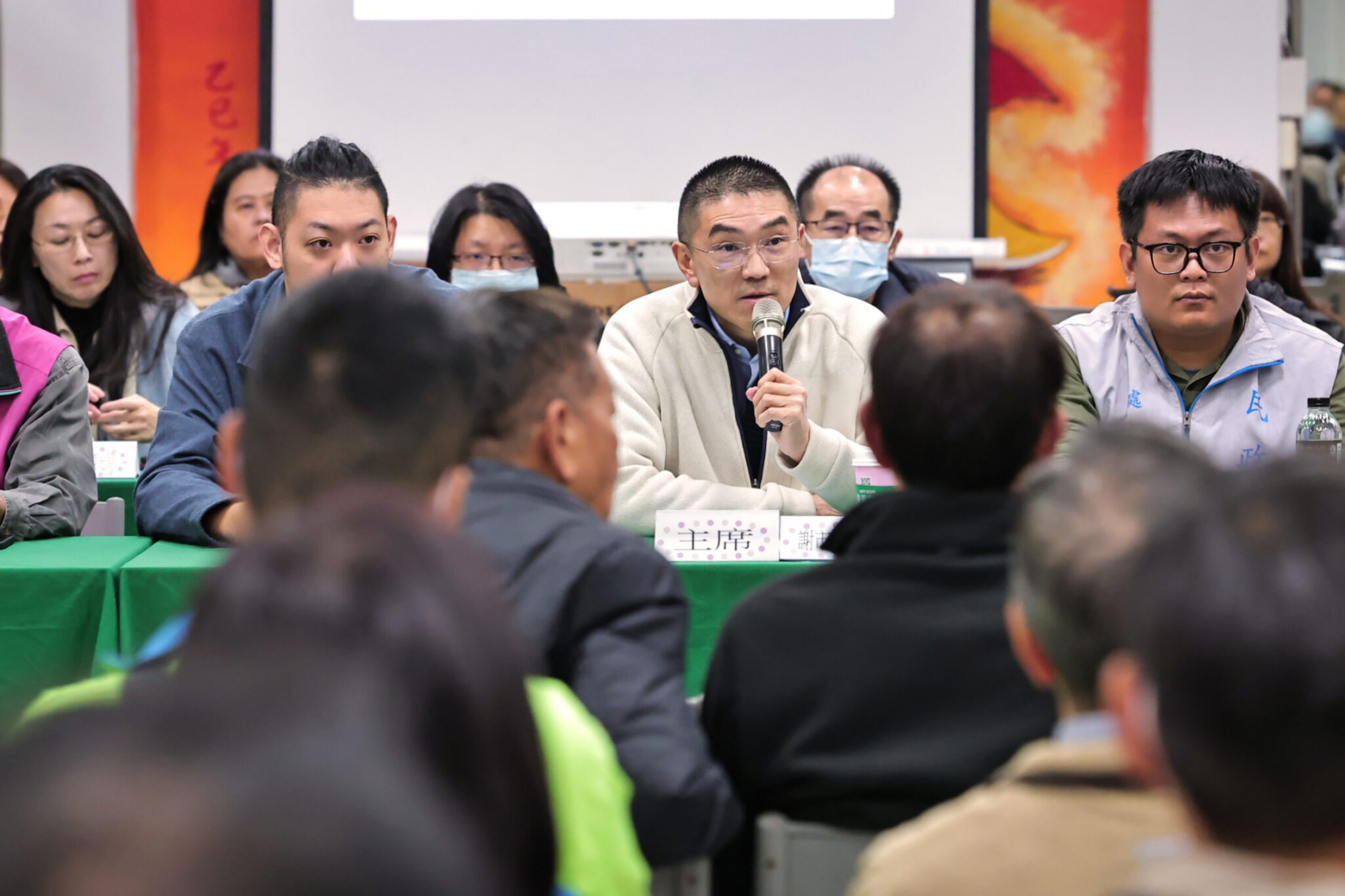 基隆首場公民座談會　謝國樑率局處首長傾聽信義區在地聲音