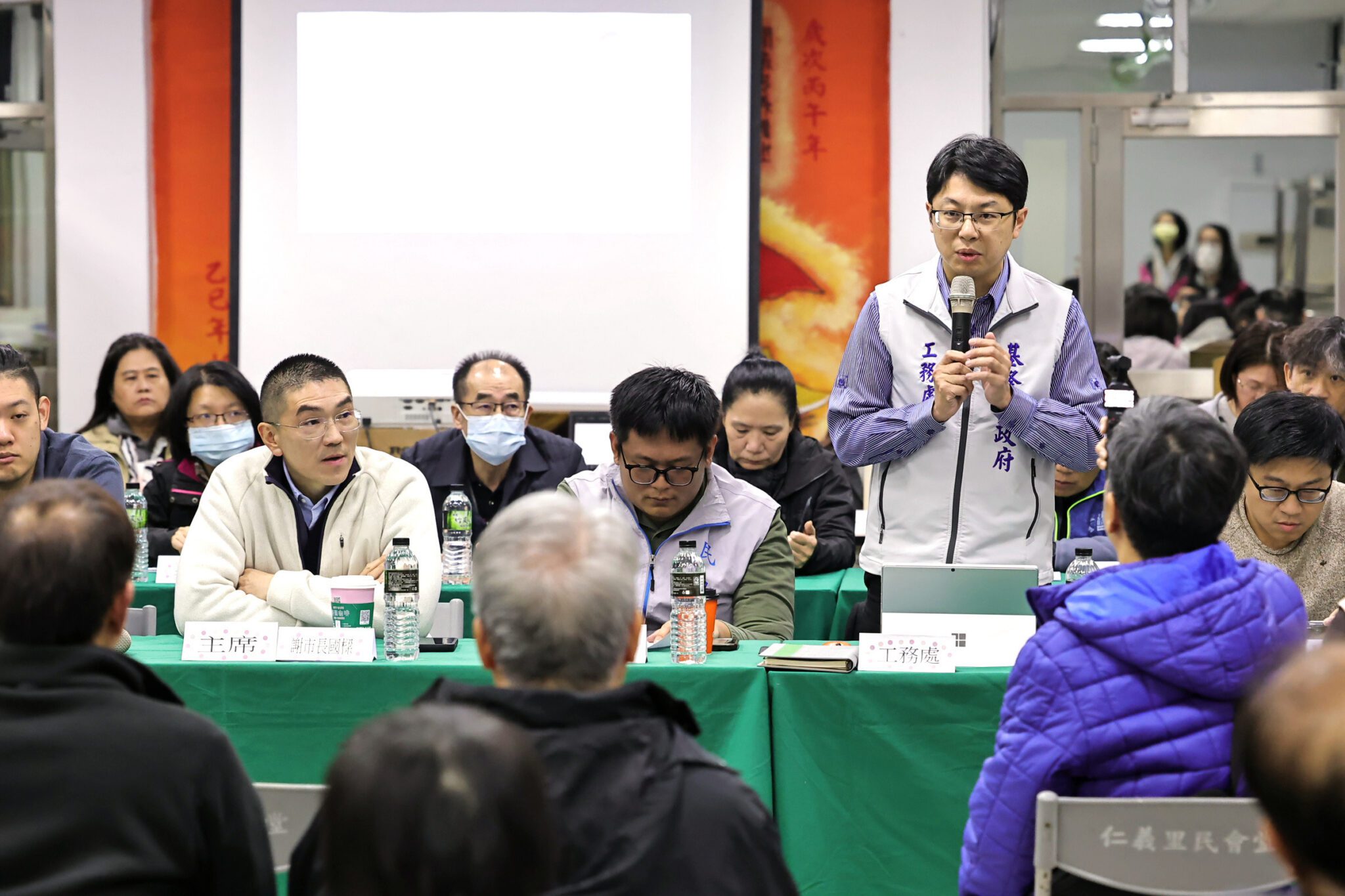 基隆首場公民座談會　謝國樑率局處首長傾聽信義區在地聲音