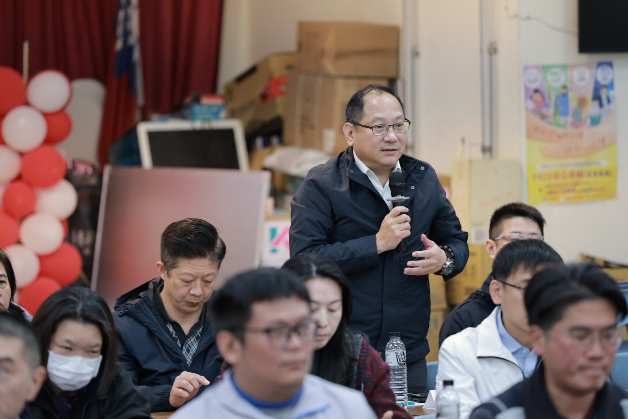 謝國樑主持中山區公民座談　零距離回應市民關切