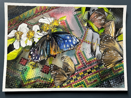 茂林生態繪畫競賽評選出爐 多元世代筆下紫斑蝶之美驚豔評審 茂林生態繪畫競賽評選出爐 多元世代筆下紫斑蝶之美驚豔評審