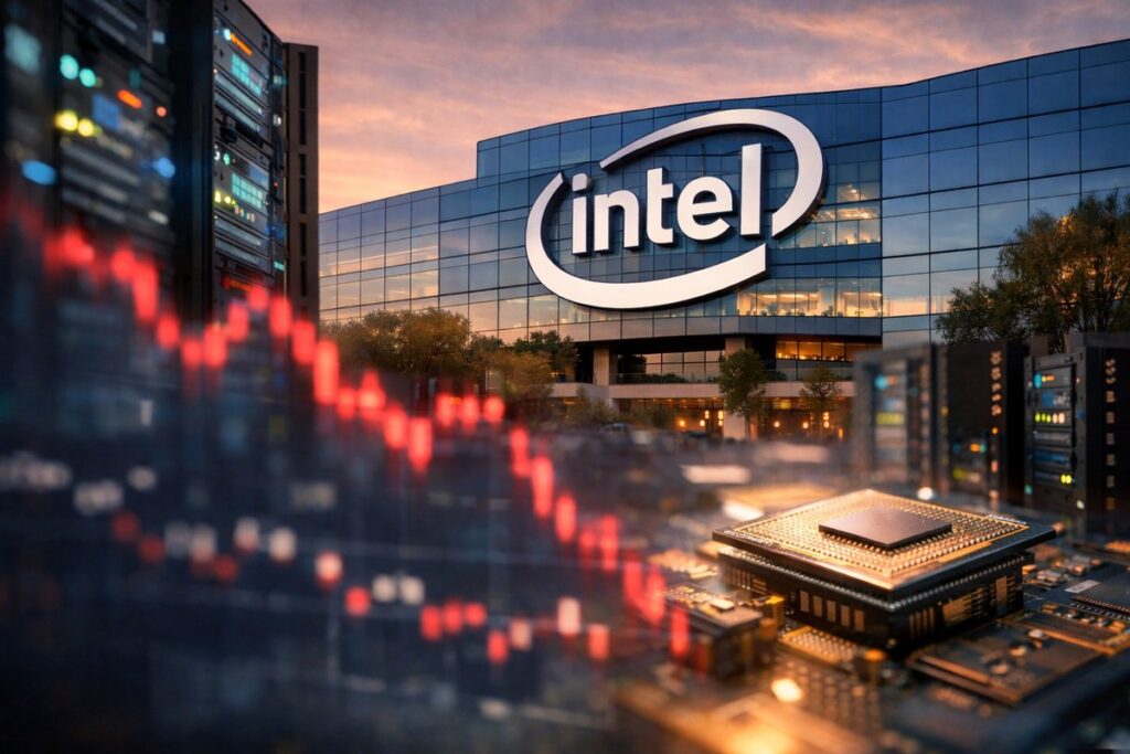 英特爾財測遜色!示警AI伺服器晶片供不應求 盤後股價跳水 英特爾財測遜色!示警AI伺服器晶片供不應求 盤後股價跳水