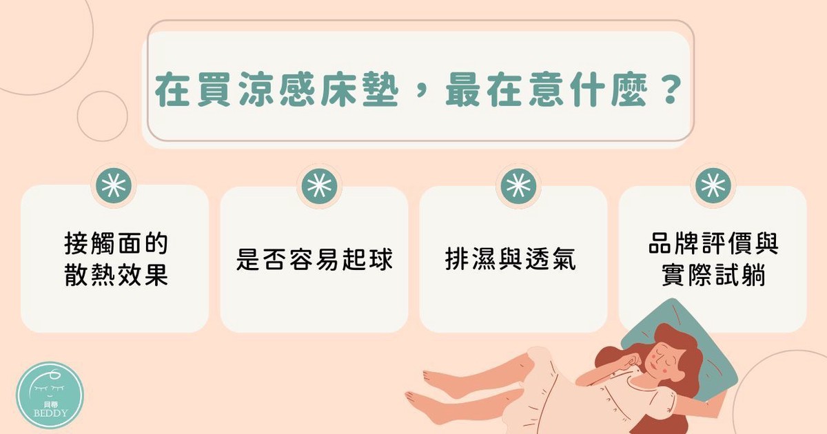 不只是涼！從材質改善體感，涼感床墊成為寢具市場新焦點