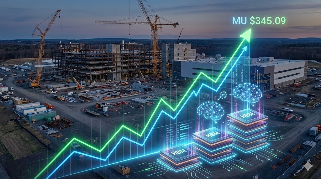 AI狂潮助攻!記憶體大廠美光斥資千億美元建廠 激勵股價狂飆 AI狂潮助攻!記憶體大廠美光斥資千億美元建廠 激勵股價狂飆