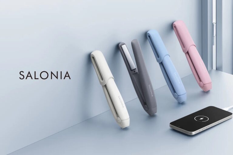 SALONIA推出可為手機充電的「無線離子夾」 12mm纖細緩衝面板 輕鬆打造理想瀏海