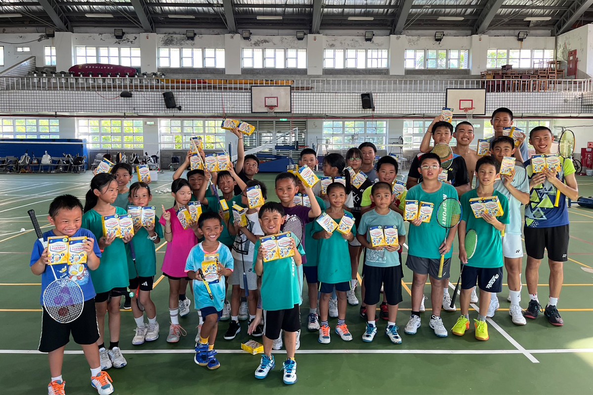 跨海支援綠島羽球隊營養補給!船井高成長守護偏鄉孩子的運動夢想! 跨海支援綠島羽球隊營養補給!船井高成長守護偏鄉孩子的運動夢想!