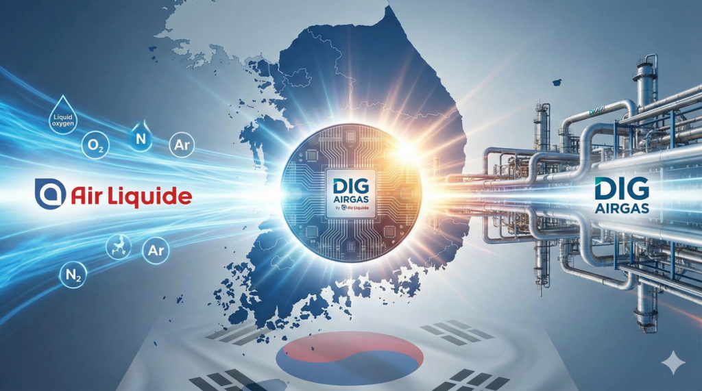 Air Liquide完成收購DIG Airgas!鎖定韓國半導體與氫能商機 Air Liquide完成收購DIG Airgas!鎖定韓國半導體與氫能商機