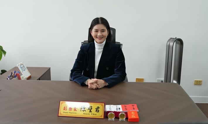 深耕文觀七年有成 陳璧君今正式履新雲林縣副縣長 副縣長陳璧君今天正式履新。