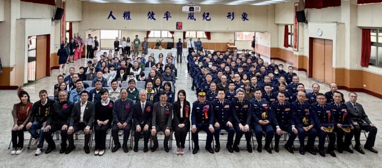 「新竹市警局辦理分局長聯合交接」高虹安期勉打造安全宜居城市