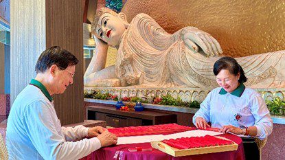 火馬飛騰迎新歲 靈鷲山心道法師墨寶傳遞暖心能量 火馬飛騰迎新歲 靈鷲山心道法師墨寶傳遞暖心能量