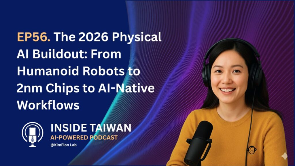 台、智創作者跨國合作 「運用 AI」推動台灣科技走向國際 Inside Taiwan AI Podcast,聚焦半導體與 AI 產業重點新聞,提供台灣視角的國際速寫,每週一到四更新。(圖/主辦單位提供)