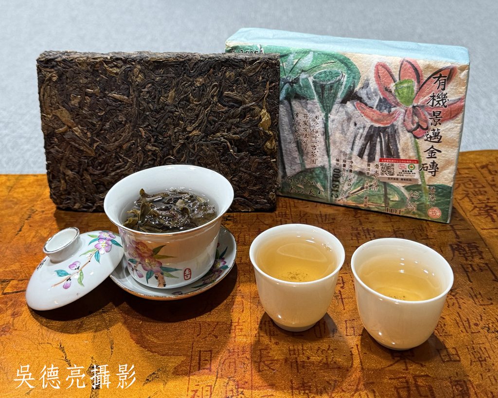 採自世界文化遺產的景邁山古茶樹群落千年金磚品賞 採自世界文化遺產的景邁山古茶樹群落千年金磚品賞