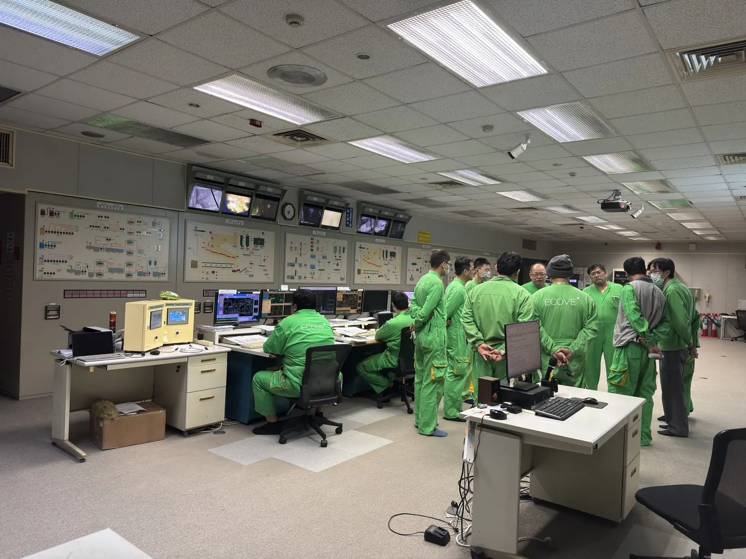 迎新年不打烊! 中市焚化廠堅守崗位維持城市整潔 迎新年不打烊! 中市焚化廠堅守崗位維持城市整潔