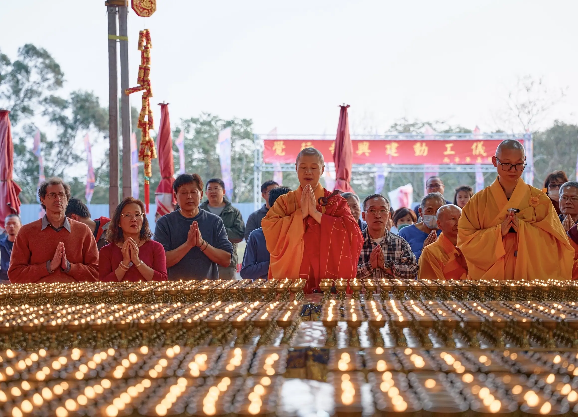 覺行寺「新春萬燈供佛祈福法會」圓滿 初六舉行動工儀式 覺行寺「新春萬燈供佛祈福法會」圓滿 初六舉行動工儀式