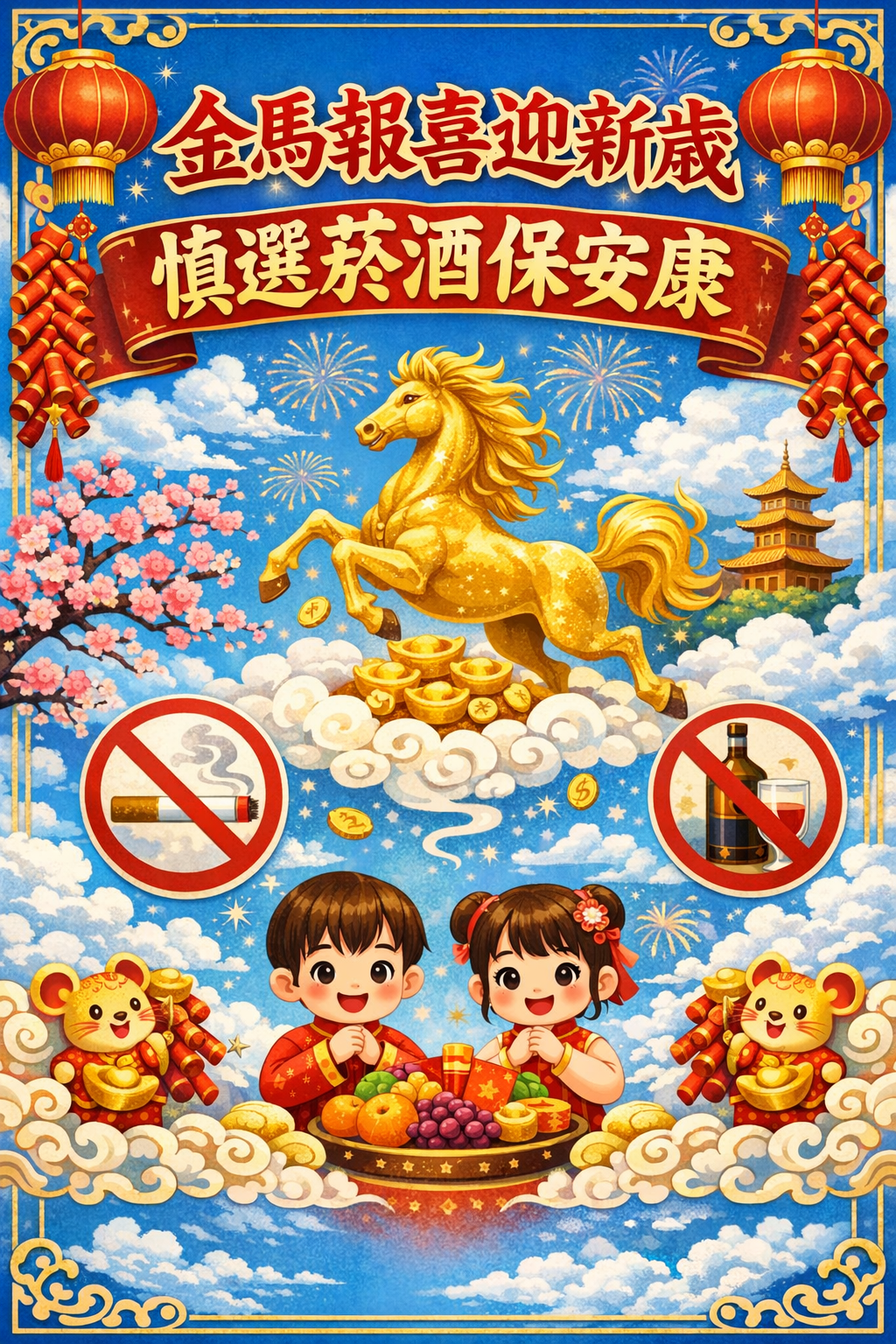 金馬報喜迎新歲 慎選菸酒保安康 縣府籲春節期間應購買合法產品 金馬報喜迎新歲 慎選菸酒保安康 縣府籲春節期間應購買合法產品