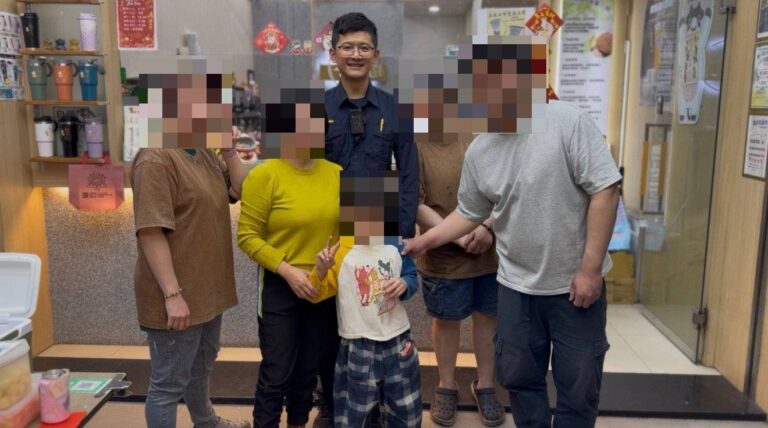 「6歲童走失自救成功」警民合作效率高　臺中機智男童主動求助平安團聚