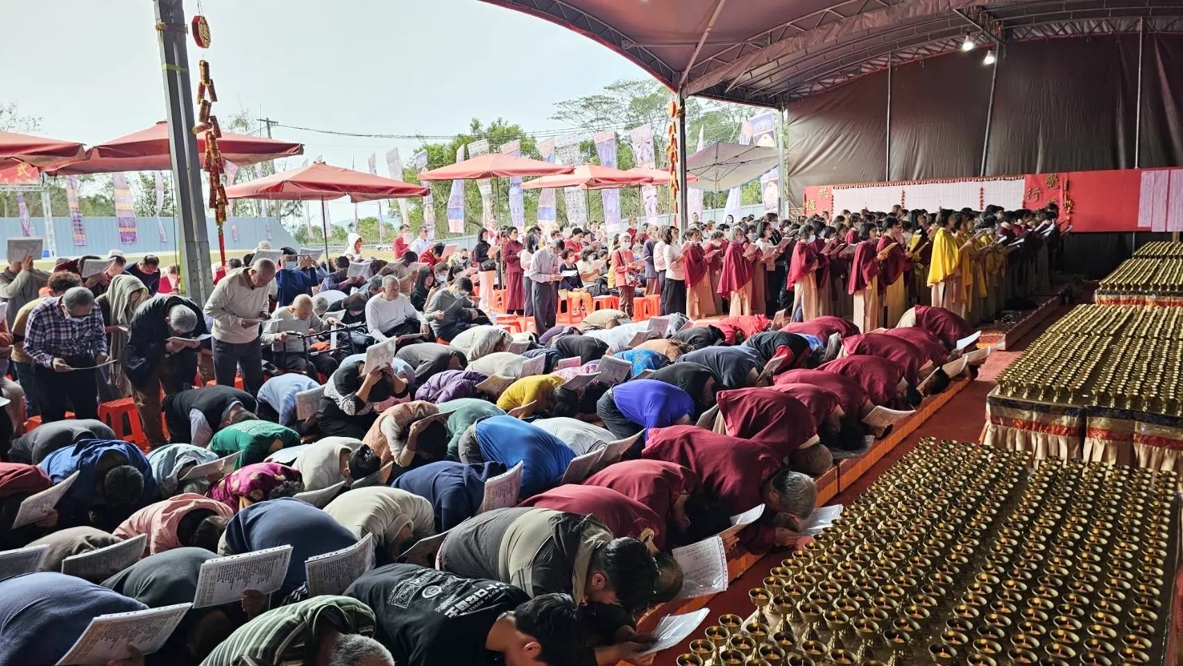 覺行寺「新春萬燈供佛祈福法會」圓滿 初六舉行動工儀式 覺行寺「新春萬燈供佛祈福法會」圓滿 初六舉行動工儀式