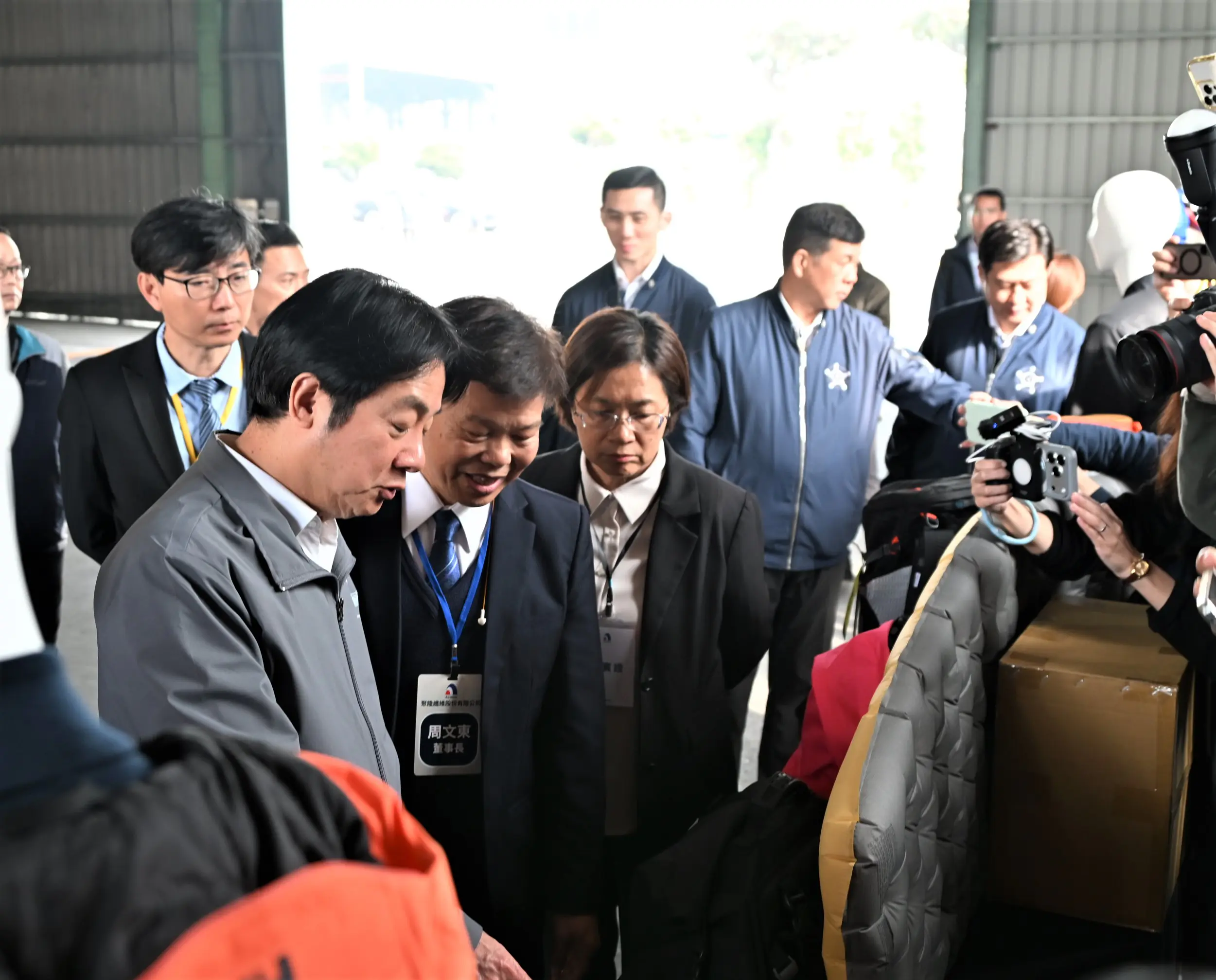 賴總統蒞臨彰化關心紡織產業　縣府籲中央加強支持傳統產業轉型