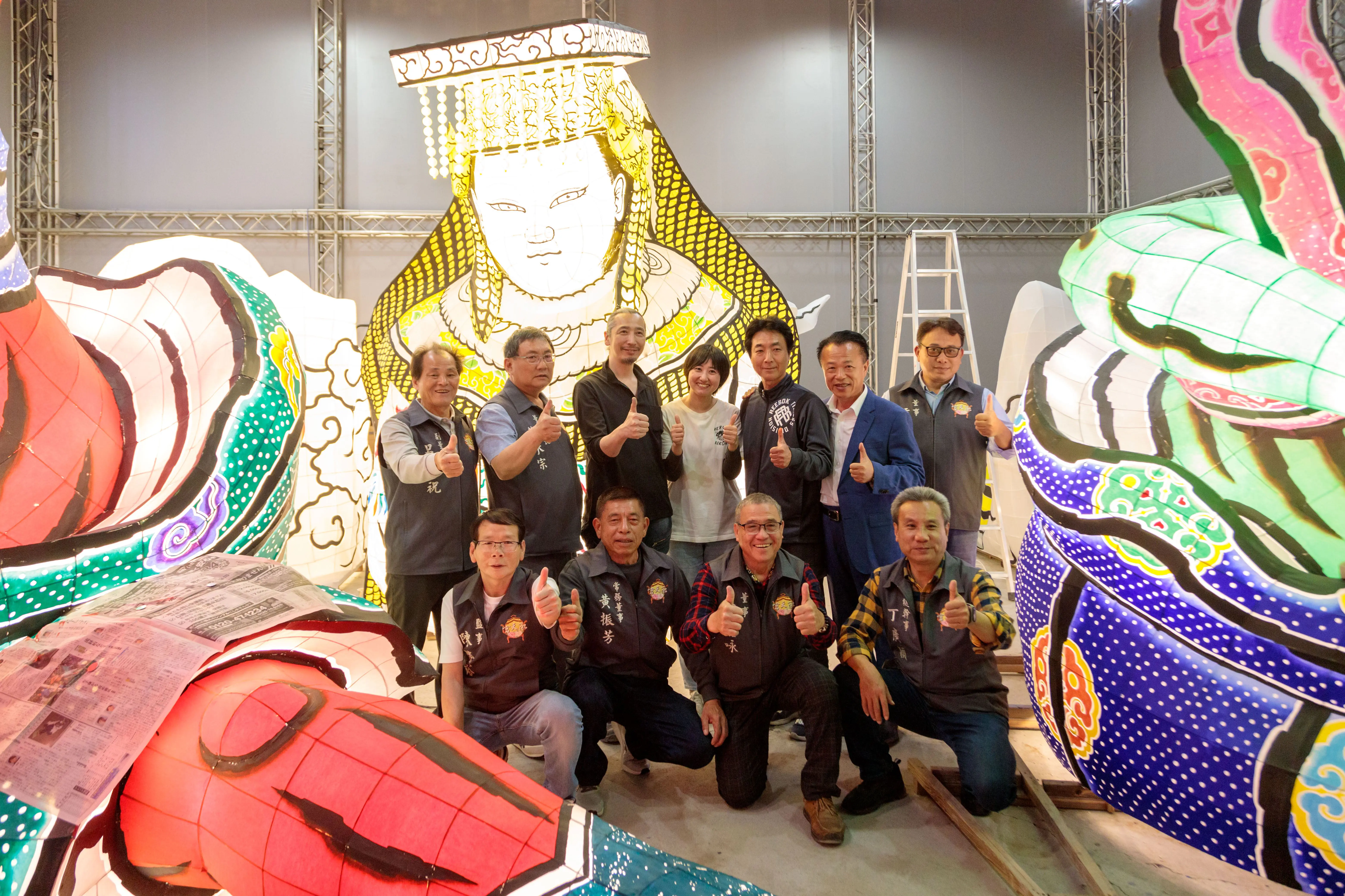 朴子配天宮樸仔媽躍上睡魔燈組　台日宗教藝術跨界融合