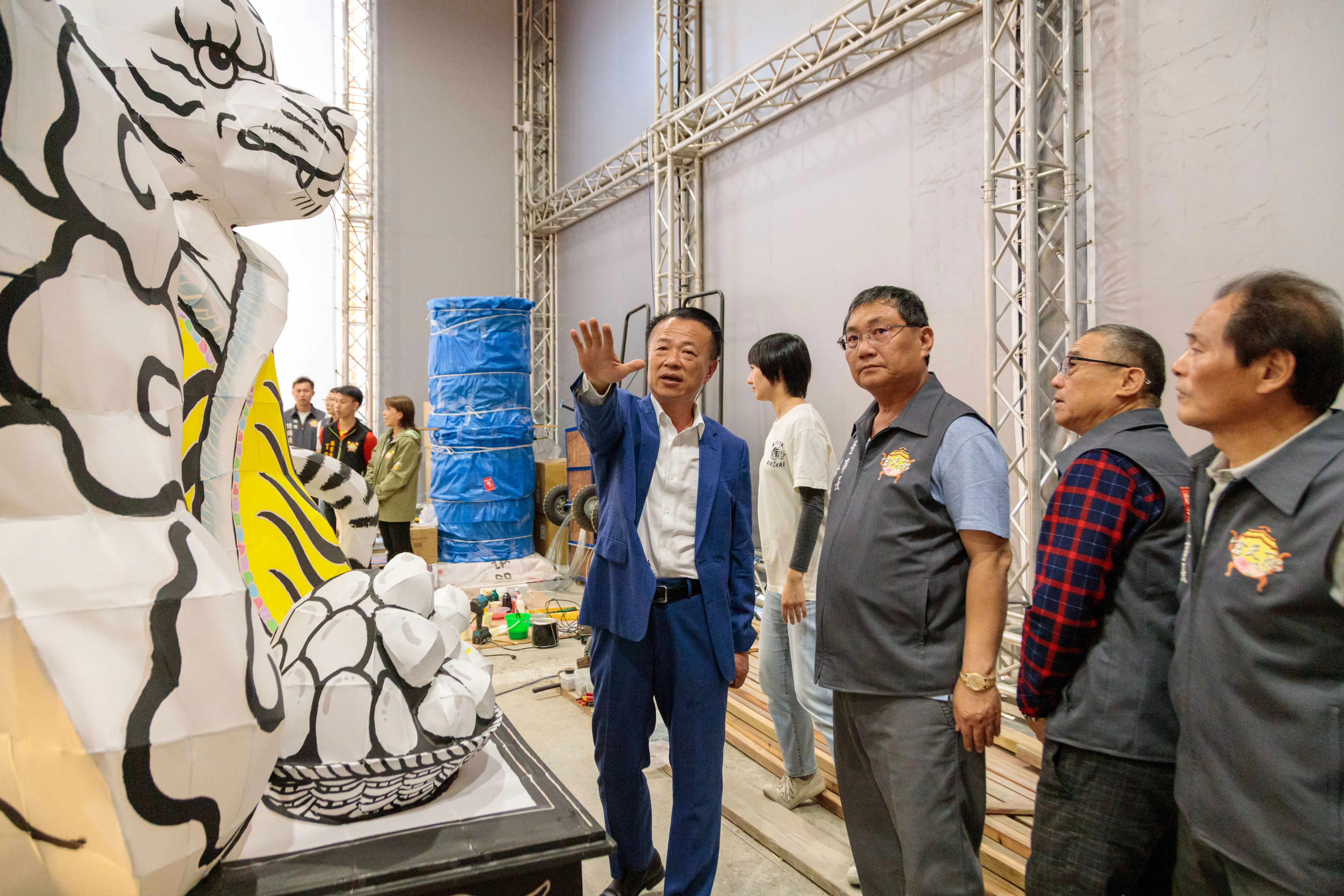 朴子配天宮樸仔媽躍上睡魔燈組 台日宗教藝術跨界融合 朴子配天宮樸仔媽躍上睡魔燈組 台日宗教藝術跨界融合