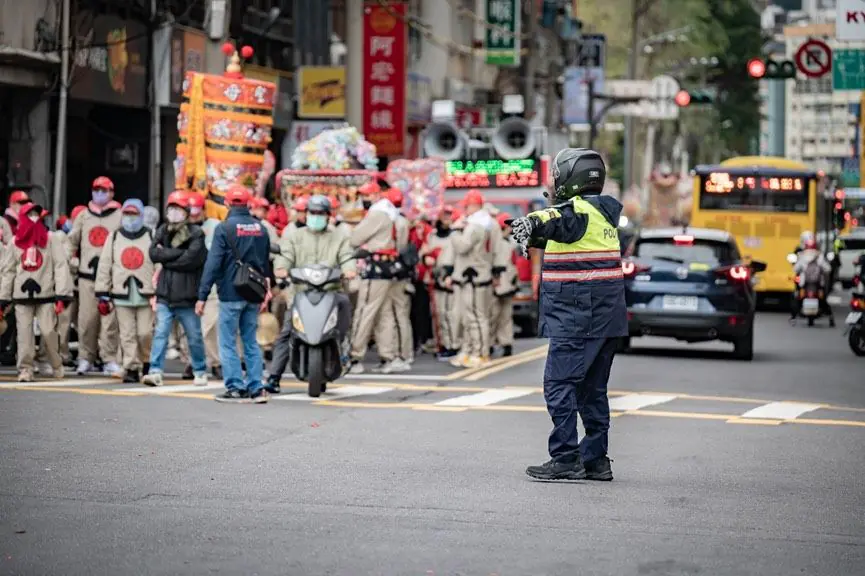 北投慈后宮媽祖遶境 北投分局全力維安交管 北投慈后宮媽祖遶境 北投分局全力維安交管