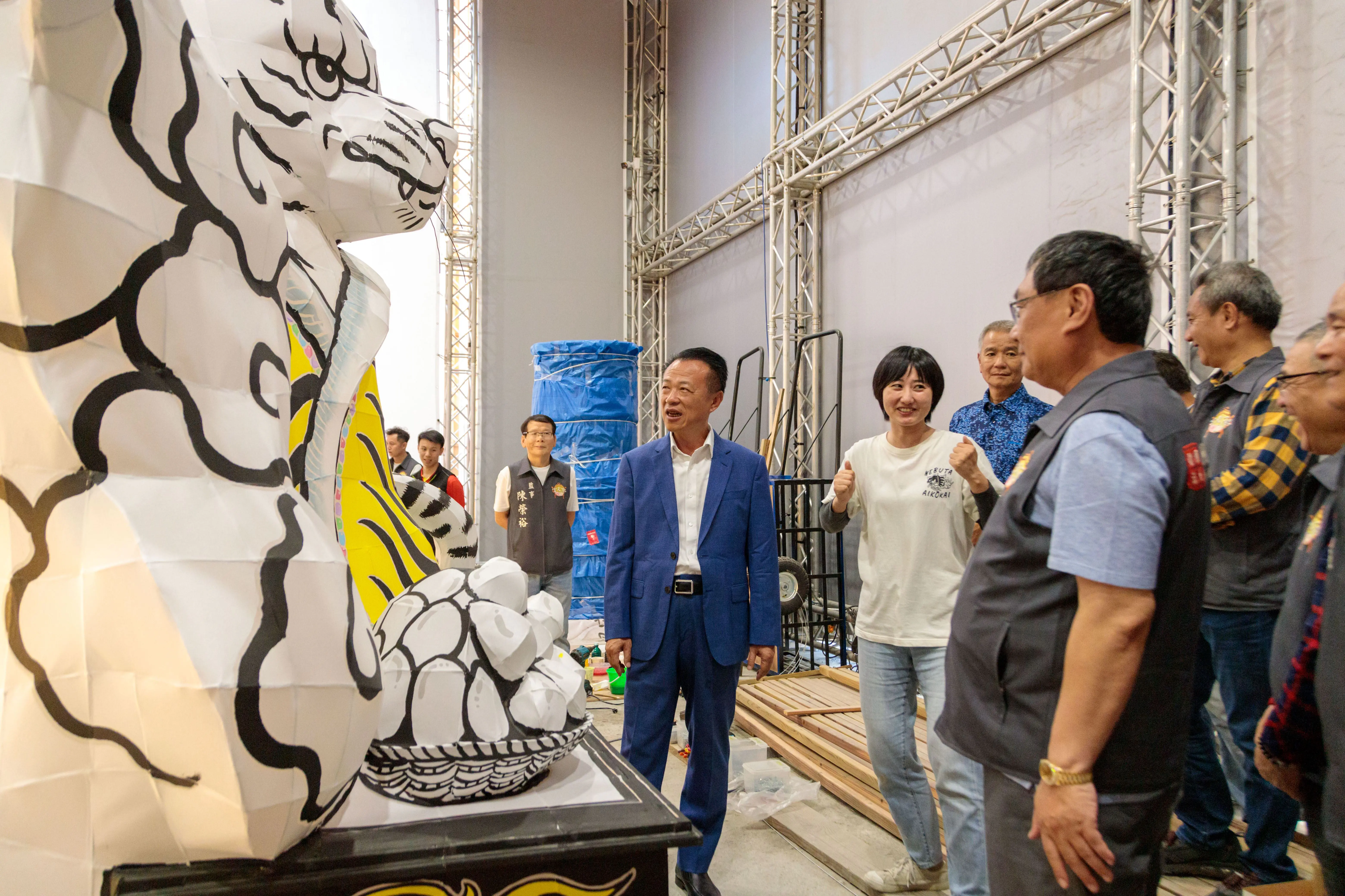 朴子配天宮樸仔媽躍上睡魔燈組 台日宗教藝術跨界融合 朴子配天宮樸仔媽躍上睡魔燈組 台日宗教藝術跨界融合