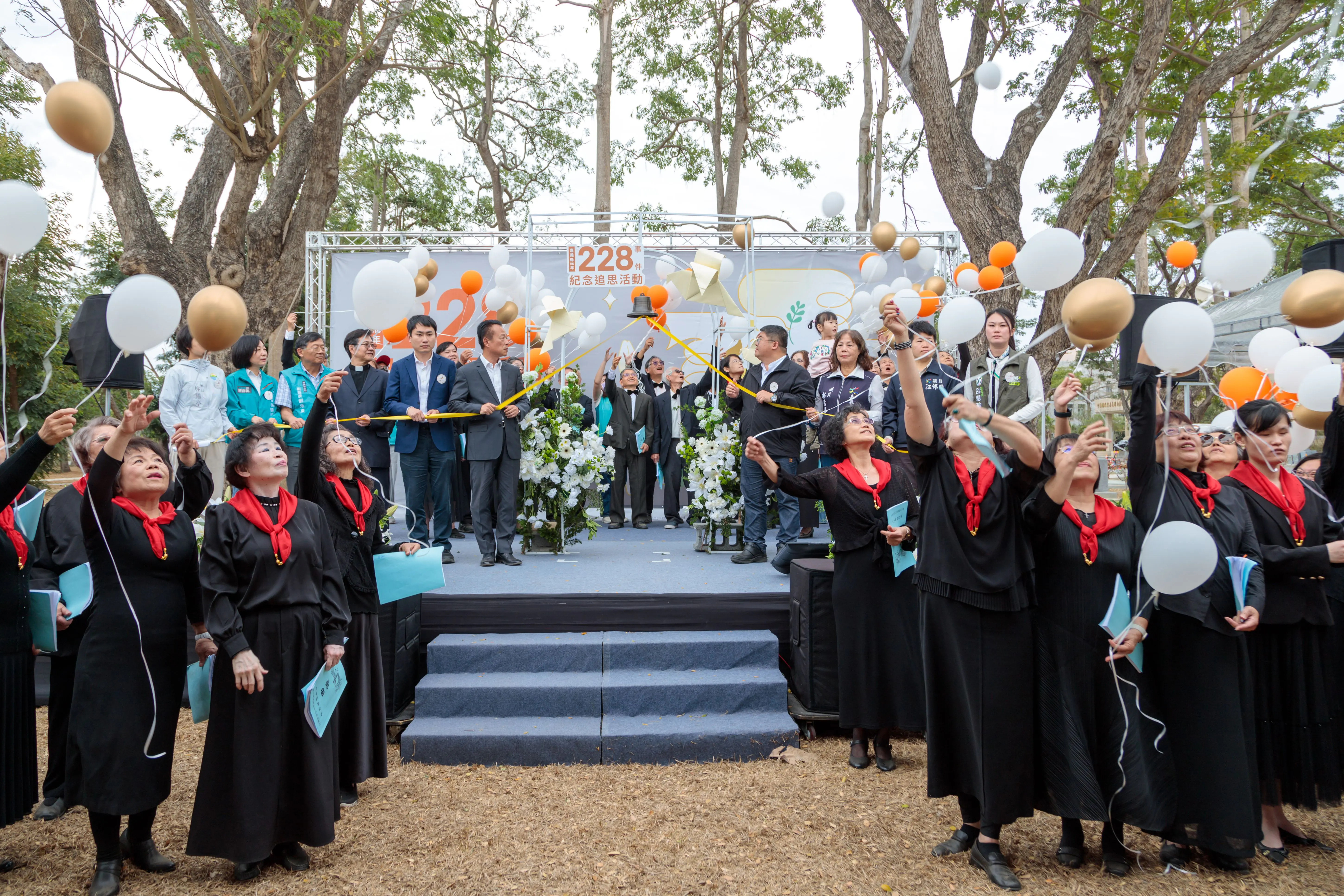 翁章梁出席228事件紀念追思音樂會 翁章梁出席228事件紀念追思音樂會