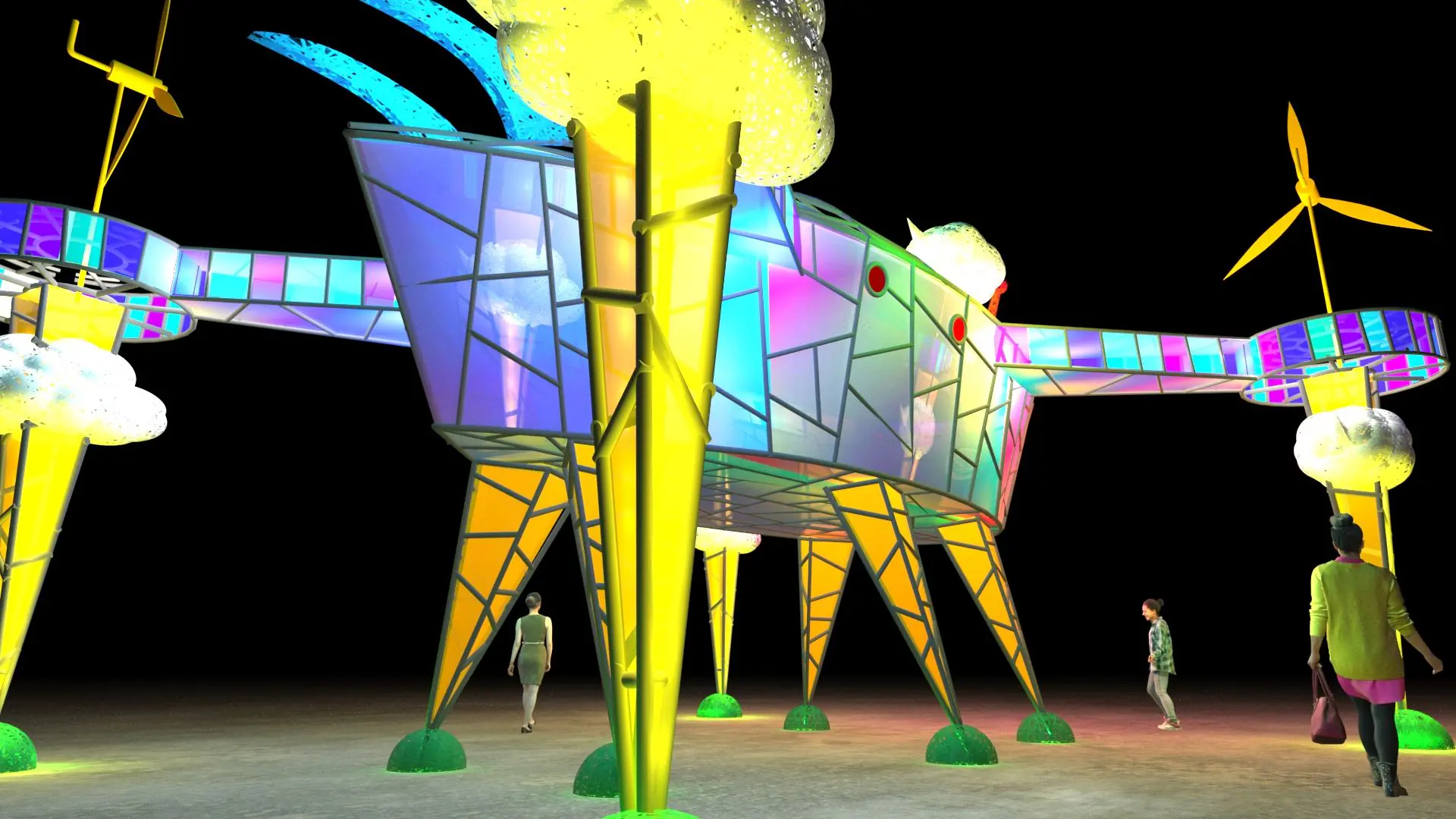 智慧農業照亮嘉義縣　 2026台灣燈會　打造全台首座「農業無人機」主燈